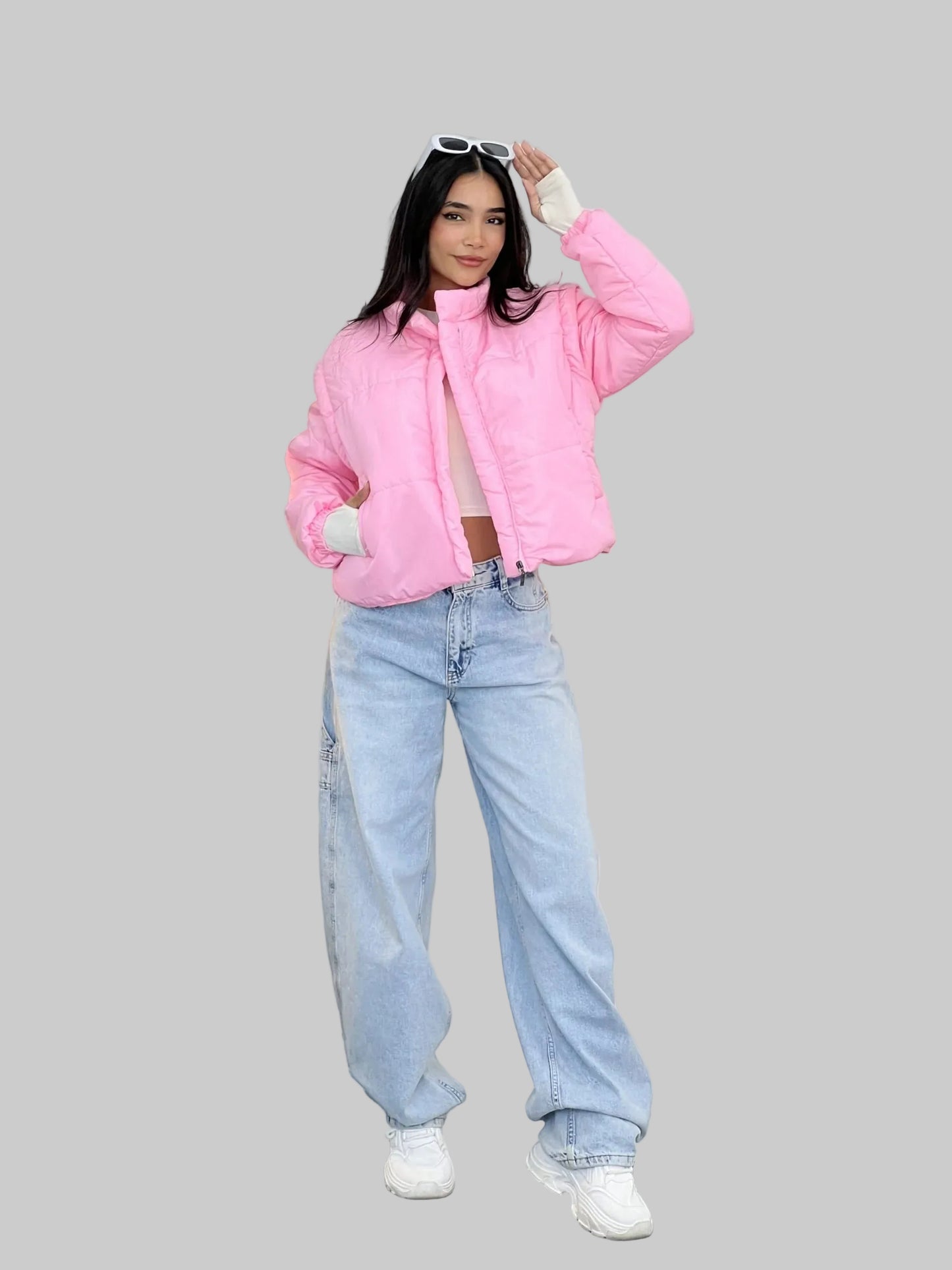 Cropped Puffer Jacket