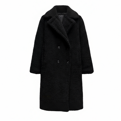 Black coat on a white background