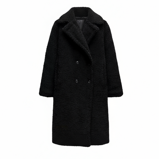 Black coat on a white background